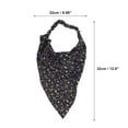 thumbnail image 4 of Unique Bargains 1 Pc Floral Headwrap for Women Black Purple, 4 of 6