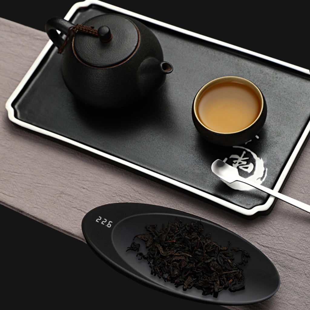 YESTUNE Tea Scale 0.1g Accuracy Scale Wood Color Creative Jewelry Electronic Scale