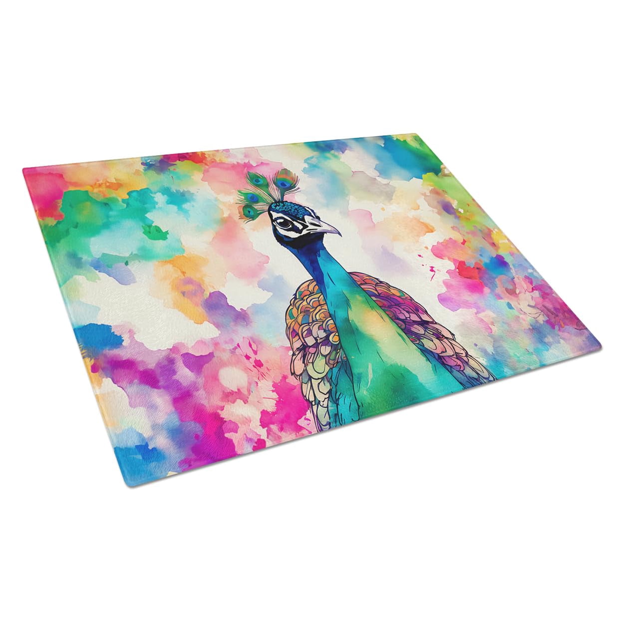 Carolines Treasures DAC3983LCB 15 x 12 in. Hippie Animal Fox Glass Cutting Board