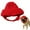 Red, variant on Dog Hat,Knit Dog Beanie with Ear Flaps – Warm Winter Hat,Stretchy Knit Soft Ear Flaps Beanie,Cold Weather Outdoor Walks & Photos for Small & Medium Dogs & Cats(Wine Red,M)