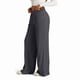thumbnail image 4 of Pantalones Deportivos de Pierna para Mujer, Holgados, con Cordón Elástico, de Cintura Alta, Estilo Palazzo. Gris Oscuro M, 4 of 6