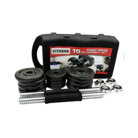 Set de mancuernas ajustables 15kg High End Fitness Mancuernas ajustables