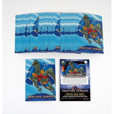 Movie Promo Card - Lot of (50) 2001 Inkworks Justice League Martian Manhunter Promo Card (#7)