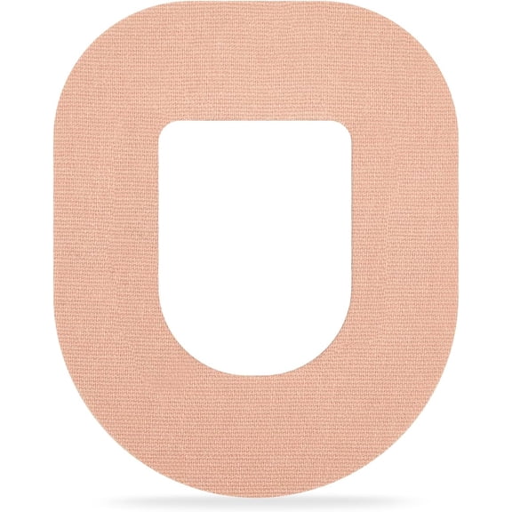 Omnipod 5 Adhesive Patches, 30 Pack Waterproof & Breathable Patches for Omnipod Premium Overpatch Dash Pods Pre-Cut Overlay (Beige)