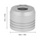 thumbnail image 2 of Base elegante para afeitadoras de aleación de aluminio en color plata, diseño compacto para higiene y secado rápido., 2 of 5