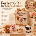 thumbnail image 6 of Tiny 3D Beaded Animal DIY Kit, 4PCS DIY Animal Beading Embroidery Kit, All Accessories Included Beads String Tools Guide, Stress Relief Focus for Desk Decor Vibrant Charm, 6 of 7