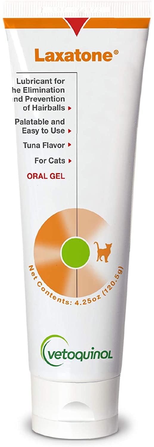 Vetoquinol Laxatone Tuna Flavored Gel Hairball Control Supplement for