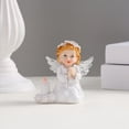 thumbnail image 5 of Horivan Resin Garden Fairy Cottage Ornament, Handmade Miniature House Decor for Home Desk Shelf, Cute Warm Gift Idea, Unique Collectible Figurine, 5 of 7
