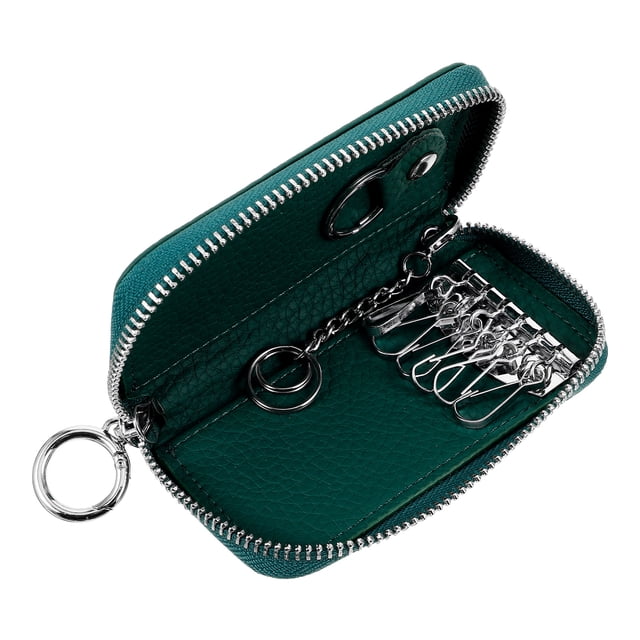 Organizador de llaves multifuncional, funda protectora para llaves de coche, funda para llaves con cremallera