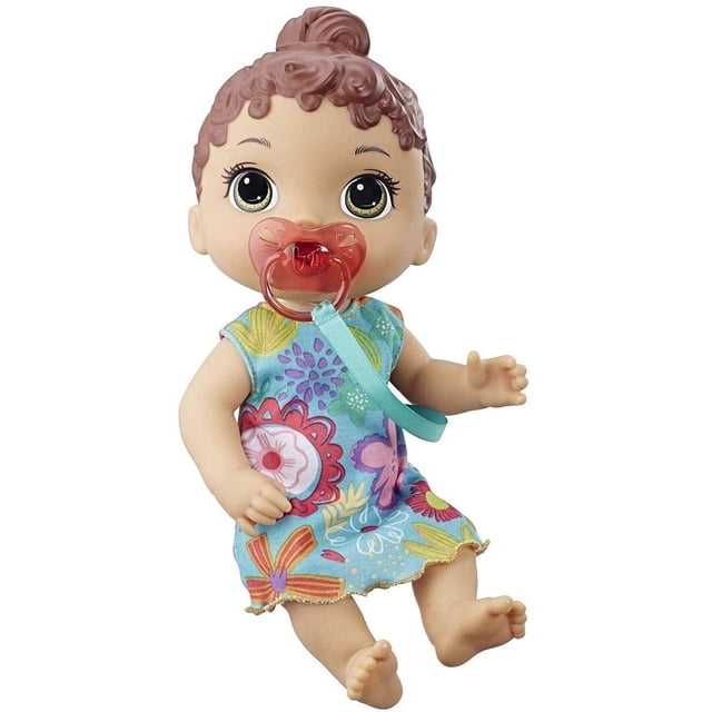 Muñeca interactiva Baby Alive Baby Lil Sounds de cabello castaño