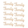 thumbnail image 2 of Family Wall Sign Decor Cutout Word Plaque Rustic Hanging Wood Cursive Metal Hope Letterspiritual Welcome Wooden Crafts, 2 of 6