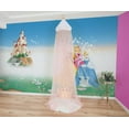 thumbnail image 6 of Disney Princess Kids Bed Canopy for Ceiling, Hanging Curtain Netting, 6 of 7