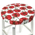 thumbnail image 3 of Vsdgher Hand Drawn Tomatoes Print Stool Covers Round,Stretch Round Stool Covers Washable Stool Cushion Slipcover Elastic Chair Covers for 12-14 Inch Chair, 3 of 7