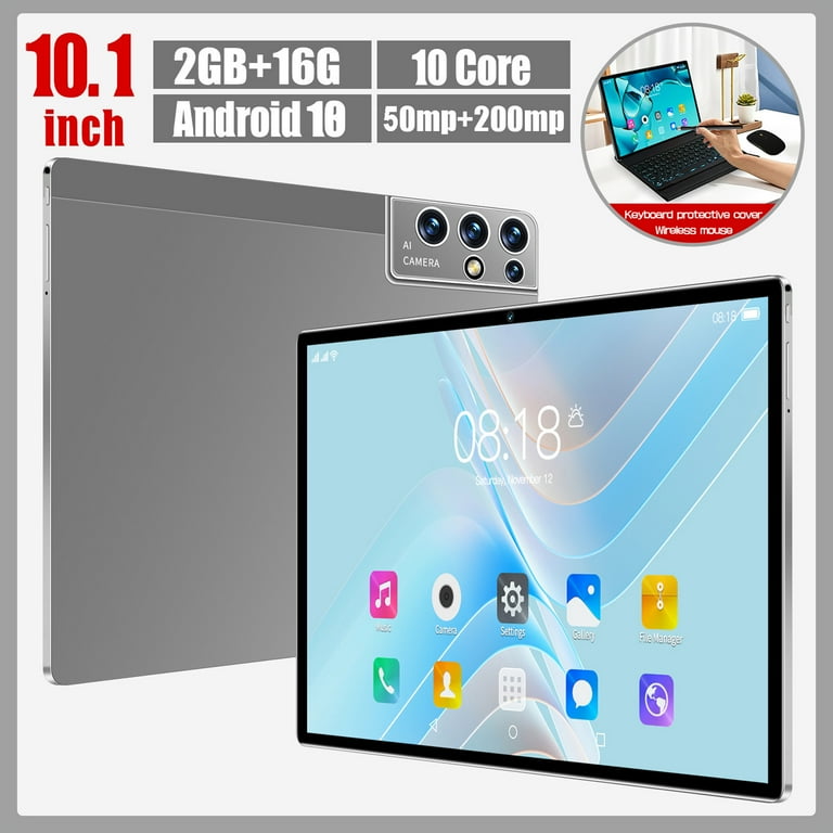 10.1 Inch Android 12 Tablet – 8600mAh Battery, Octa-Core, Dual