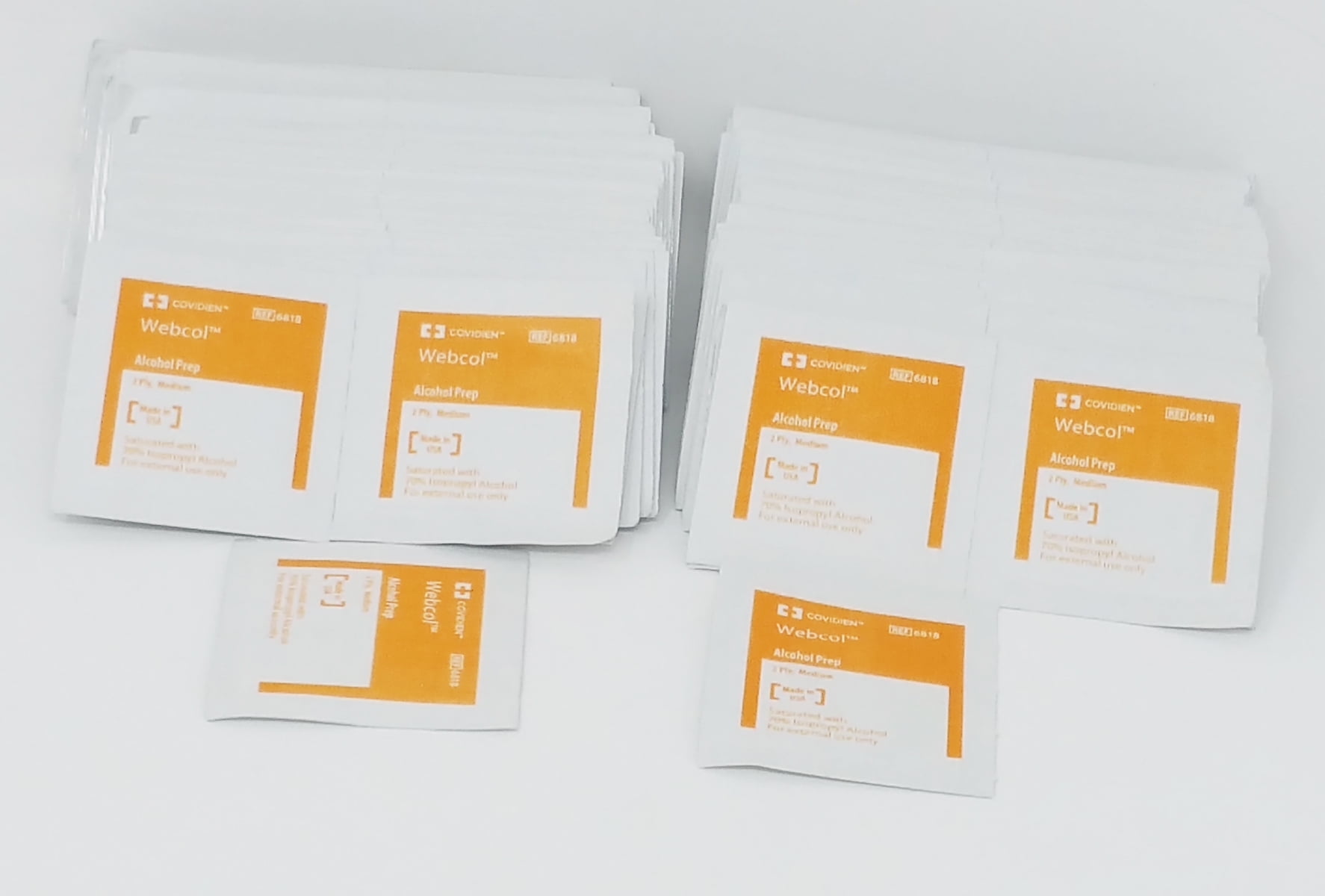 webcol alcohol prep pads