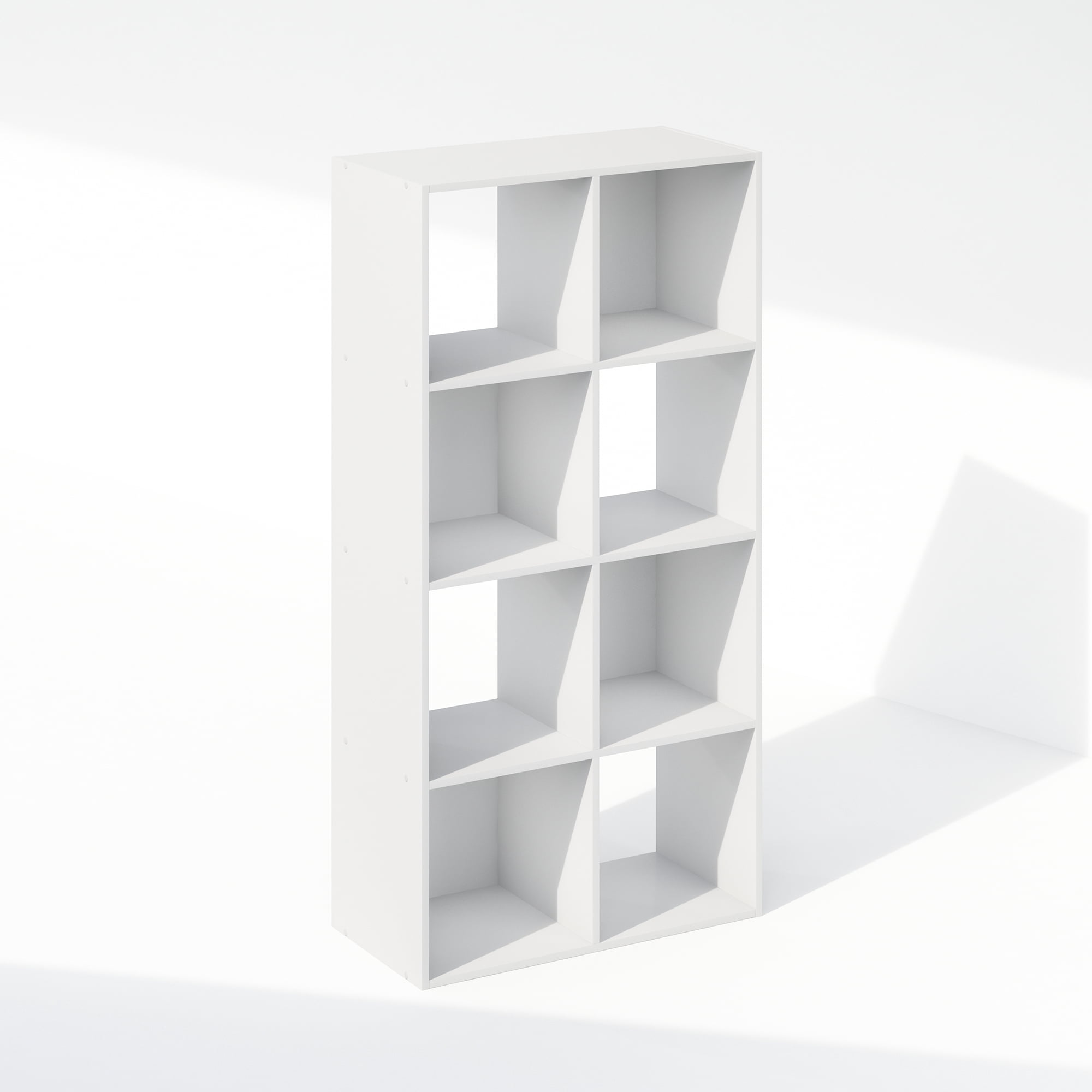 Furinno PELLI CUBIC Storage Cabinet in Bookcase in Bookshelf in 8-Cube in White