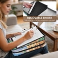 thumbnail image 5 of Haosy Accordion File Organizer Zipper Binder 500 Sheet 6-Tab Expanding File Folder Multi-Pocket 1.2 Inch 3 Ring Lion Home, 5 of 7