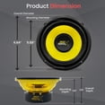 thumbnail image 3 of Altavoz Pyle PLG64 de graves medios, 6,5 pulgadas, 300 W, 4 ohmios, 3 of 9