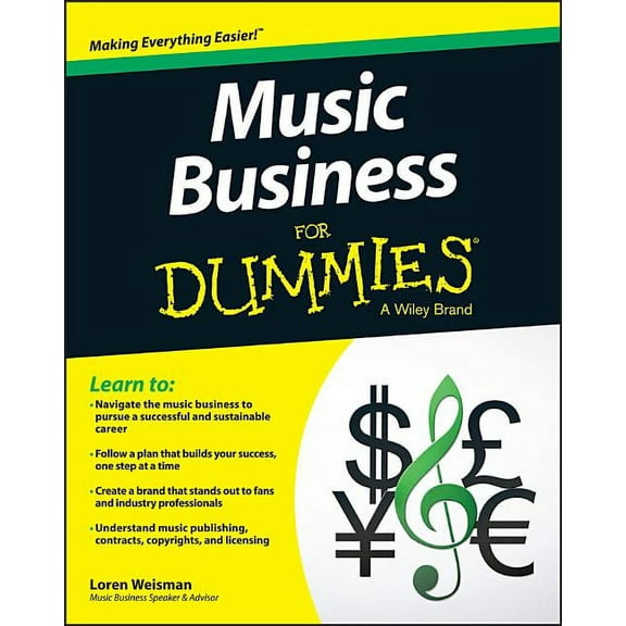 Music Business for Dummies, (Paperback)