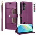 thumbnail image 1 of FOXDOCK Funda tipo Cartera para Samsung Galaxy A26 – Cubierta de Cuero PU con Múltiples Ranuras, Bolsillo para Efectivo y Correa de Muñeca, 1 of 6