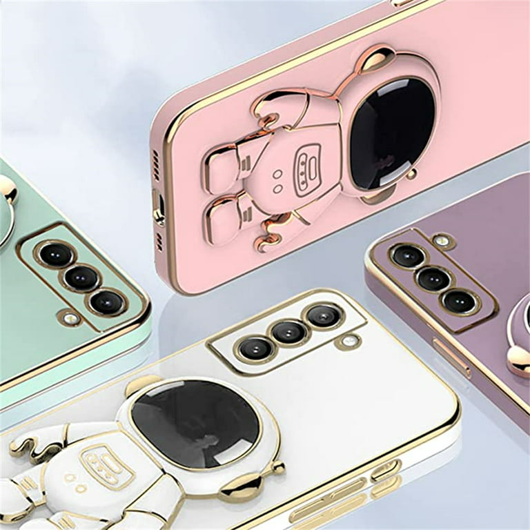 For Samsung Galaxy S23 Ultra 5g Case For Women Girls Case With Ring  Kickstand Soft Plating Cover Raised Full Camera Protection Bumper