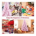 thumbnail image 6 of Yunken 7.5 Feet Flocked Christmas Tree with Realistic Snow Accumulation for Home Holiday Decoration, Artificial Pine, 6 of 9