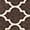 Coffee Brown & Vanilla Cream, variant on Skid-Resistant Carpet Runner – Moroccan Trellis Lattice – Coffee Brown & Vanilla Cream – 6 Ft. X 26 In.