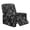 Black Rose Print, variant on Bulopur Camo Hunting Fishing Reclining Chair Covers 4 Pieces Stretch Recliner Covers That Stay in Place Easy to Install Soft Recliner Couch Cover with Pockets Soft Boy Chair Cover for Pet