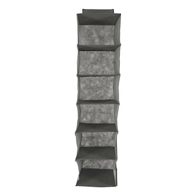 organizador para clóset de 6 niveles gris