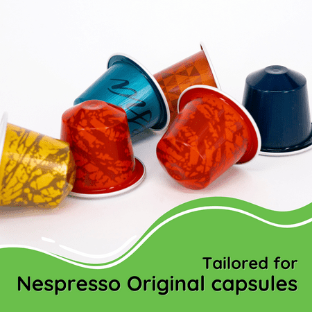 My-Cap 100 Foil Seals to Reuse Your Nespresso OriginalLine Capsules (NOT FOR VERTUOLINE)