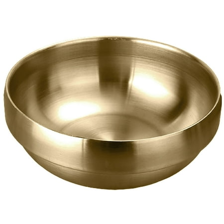 

Meizhencang Stainless Steel Heat Insulated Round Rice Soup Bowl Kitchen Dining Tableware