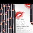 thumbnail image 3 of Crayon Contour des Lèvres Doublure Longue Tenue Accessoires Fille Couleur Mate Pratique à Porter Outil Cosmique Ensemble de Maquillage Rouges à Lèvres, 3 of 9