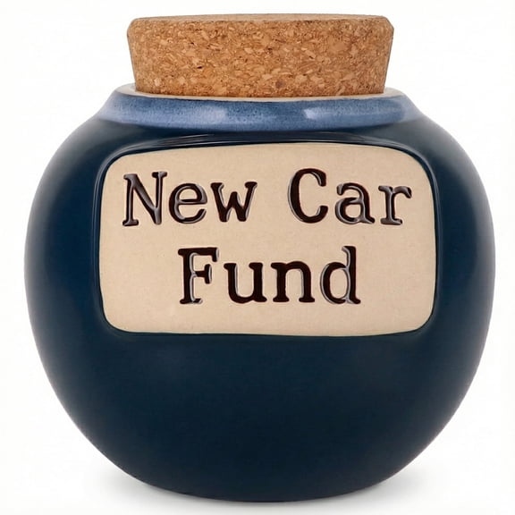 Cottage Creek New Car Fund Ceramic Piggy Bank