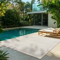 thumbnail image 5 of Savara Talina Indoor/ Outdoor Polypropylene Beige Flat Weave Area Rug, 5x8, 5 of 6