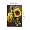 thumbnail image 3 of Sunflower Oil Canvas Sticker, 11.81 x 15.75 in, Bright Handmade Wall Art for Home Decor, Adds Vibrant Color to Living Room or Office, 3 of 8