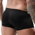 thumbnail image 4 of Loopsun Mens Shorts, Mens Swim Trunks, Men Casual High Stretch Swim High Elasticity And Softness Shorts Swimming Pants Black L, 4 of 5