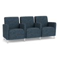 thumbnail image 1 of Lesro Ravenna Lounge Reception 3 Seat Tandem Seating in Blue, 1 of 5