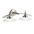 thumbnail image 2 of Kichler Structures 22" Wide Modern Nickel Bathroom Light Fixture, 2 of 2