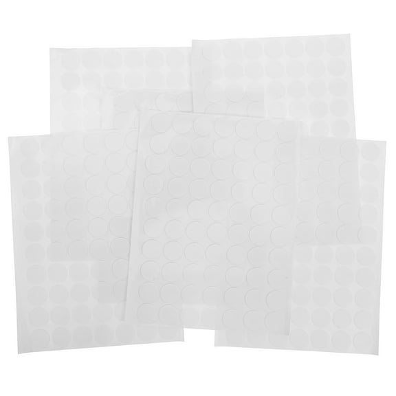 SWETRACE 6 Sheets Transparent Acrylic Adhesive Pads for Craft Projects