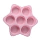 thumbnail image 1 of Injueey Pan de hamburguesa de silicona flexible y duradero de 7 cavidades de gel de silicona para hornear a alta temperatura Herramientas y accesorios para hornear Rosa, 1 of 6