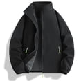 thumbnail image 4 of Men's Lightweight Jacket Cameland Men's Spring Coat Thin Outdoor Mountaineering Riding Windproof Work Coat Black XXXL, 4 of 7