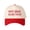 Red, variant on Sorry about my Boyfriend Letter Embroidered Color Block Trucker Hat Unisex Adjustable Cotton Breathable Fashion Cap for Travel Daily Wear