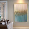 thumbnail image 1 of 5D DIY Diamond Painting kits Golden Gorgeous Abstract art cross stitch full square round diamond embroidery mosaic decor,square drill 60x80cm Gao Jinjia LED, 1 of 2
