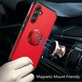 thumbnail image 3 of For Samsung Galaxy A15 5G Kickstand Tough Hybrid with Built-in 360° Rotate Ring Stand Magnetic PC & TPU Slim Fit Shockproof Cover ,Xpm Phone Case [ Red ], 3 of 9