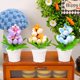 thumbnail image 4 of Maceta decorativa con huevos de Pascua, decoración festiva para primavera, adorno único para el hogar, 4 of 6