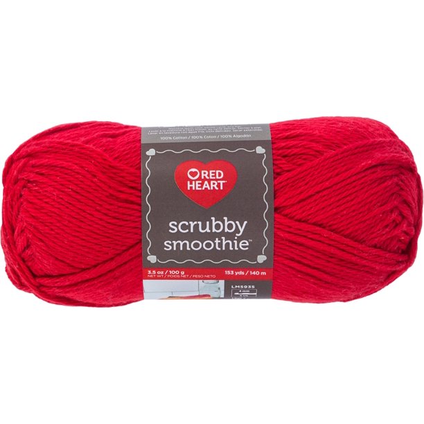 Red Heart Scrubby Smoothie YarnCherry