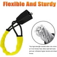 thumbnail image 2 of Car Steering Wheel and Seat Belt Lock, 17" Universal Anti-Theft Device for Vehicles, SUVs, Golf Carts, Compact Lightweight Security Lock with Multi-Function Keys, Yellow, 2 of 11