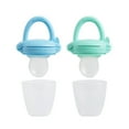 thumbnail image 4 of Munchkin Silicone Baby Food Feeder, 2 Pack (Blue/Mint), 4 of 9