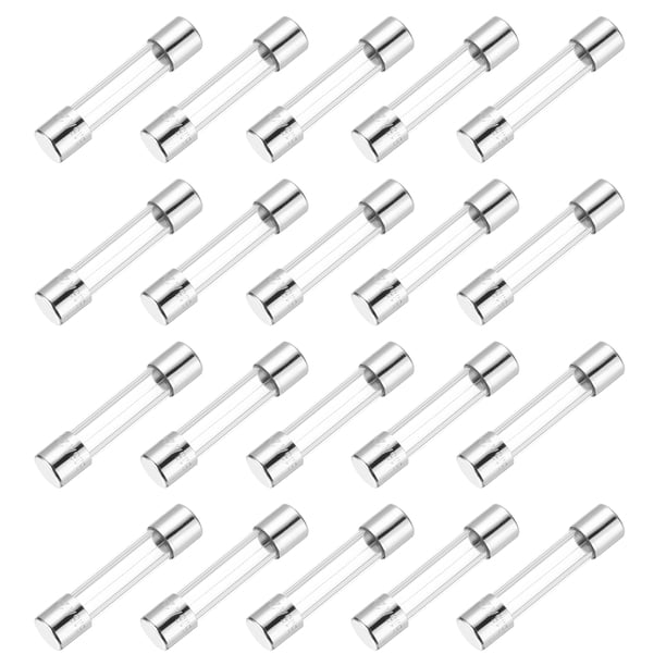 Fusibles de vidrio 3.15A 250V 5x20mm fusibles de retardo de tiempo fusibles de acción lenta (paquete de 20)