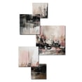 thumbnail image 3 of Designart "Rosy Nocturnal Fluidity I" Minimalism Metal Art Living Room Set, 3 of 5